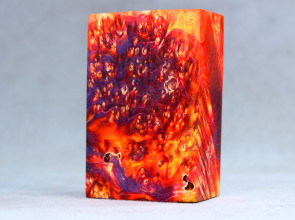 Stabilized Maple Burl Wood Mod Block